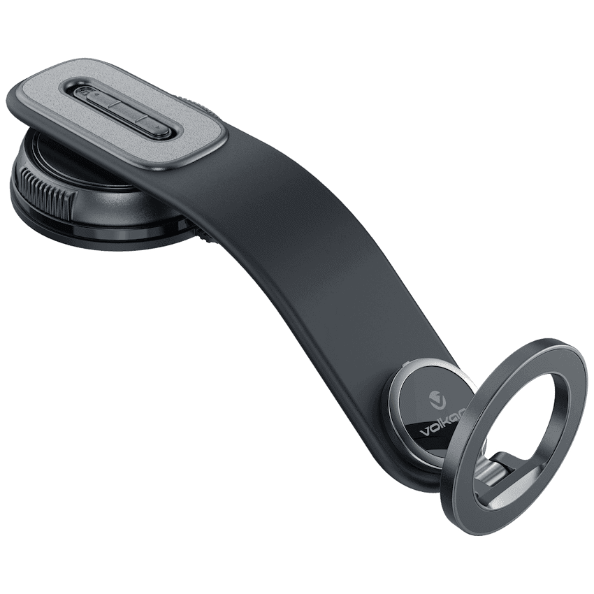 Volkano Arcmount Bendable Dash Mount Magnetic Phone Holder - Black