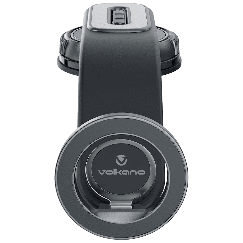 Volkano Arcmount Bendable Dash Mount Magnetic Phone Holder - Black