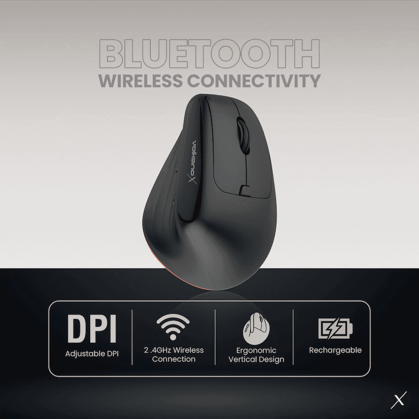 VolkanoX Aether Series Wireless Mouse With RGB