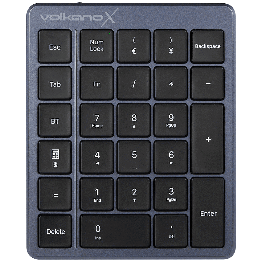 Volkano X Numeric Series Keypad With Scissor keys - Black