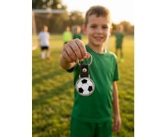 Soccer Ball Keyring