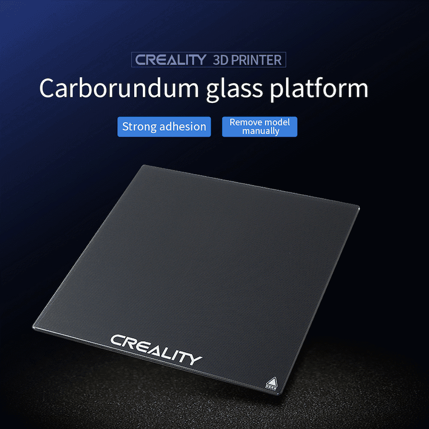 Creality Carborundum Glass Platform Kit 235x235x4 - Ender 5 Pro, Ender 3 Pro