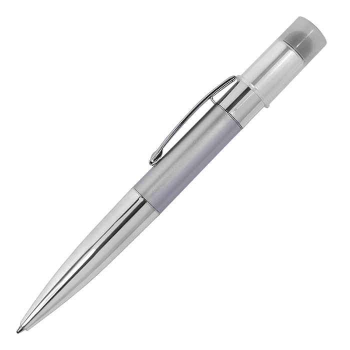 Twist Action Ballpoint Pen with Stylus and LED Lights