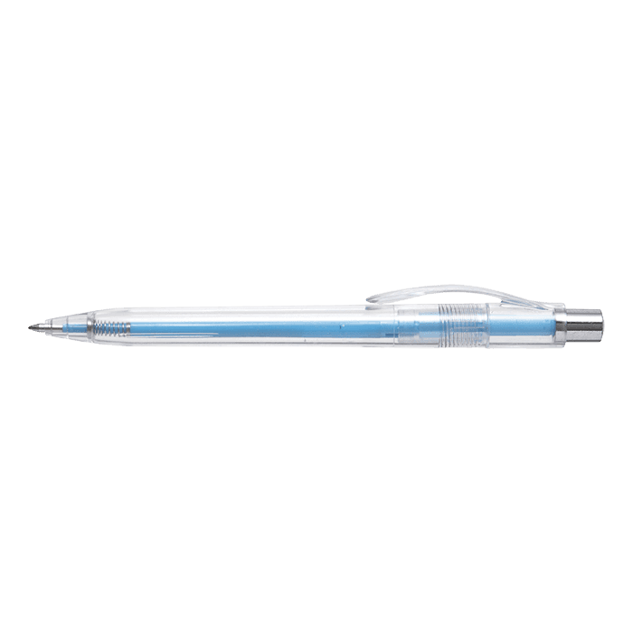 Translucent Ballpoint Pen with Coloured Refill