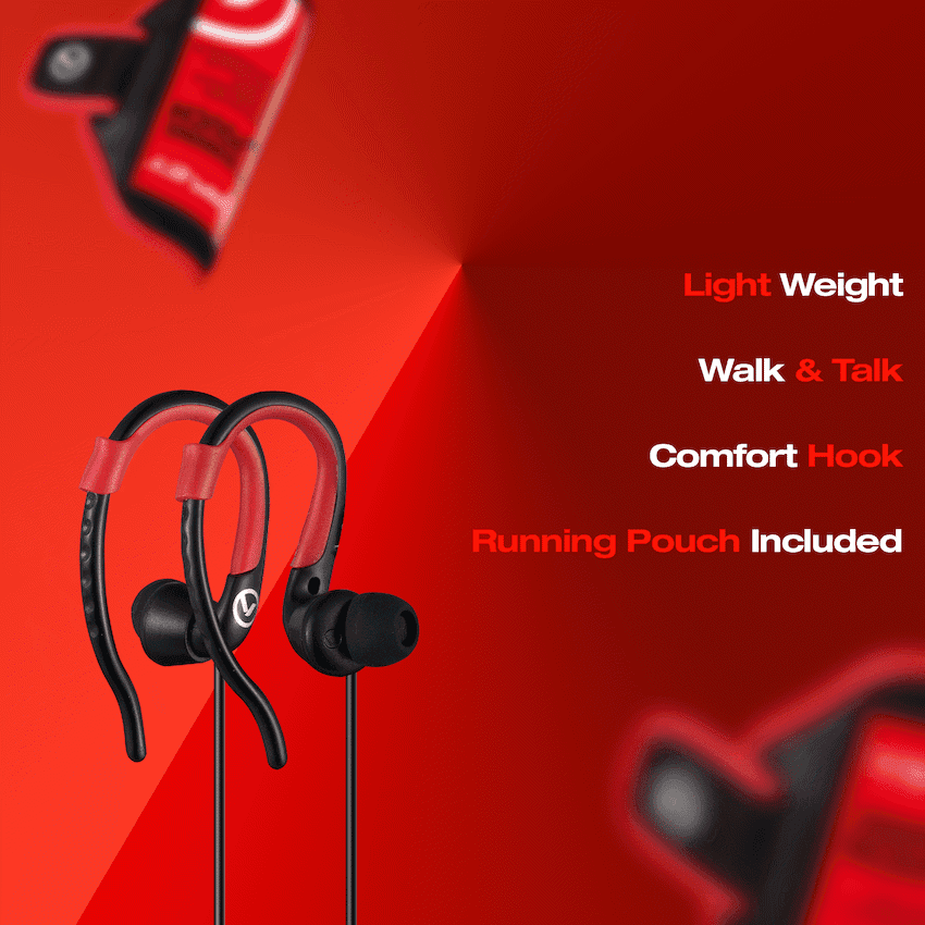 Amplify 2-IN-1 Bundle Jogger series earphones with pouch