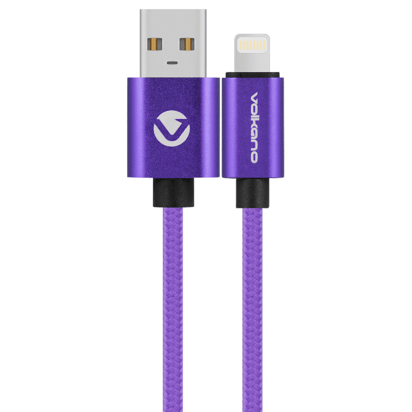 Volkano Fashion series cable Lightning 1.8m - Purple