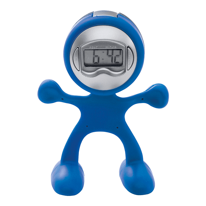 Man Shaped Alarm Clock with Memo Holder