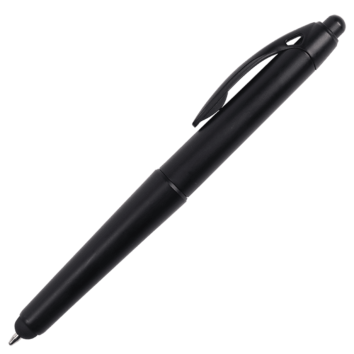 Tip Through Stylus Ballpoint Pen