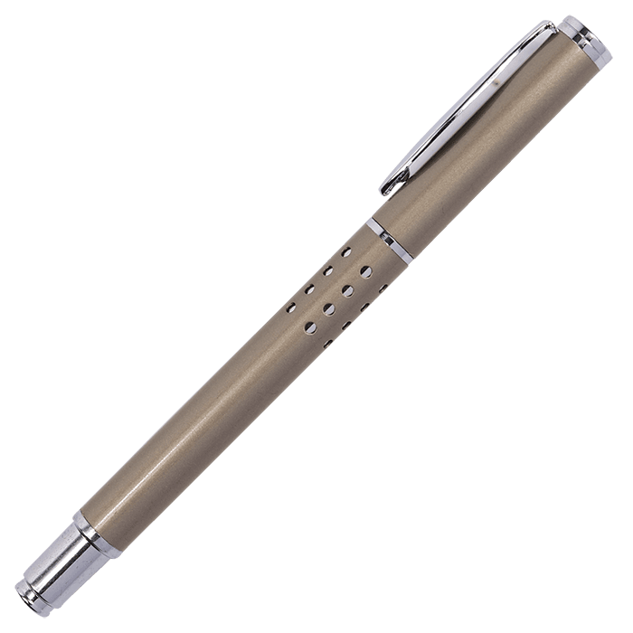 Wavy Clip Brass Rollerball Pen