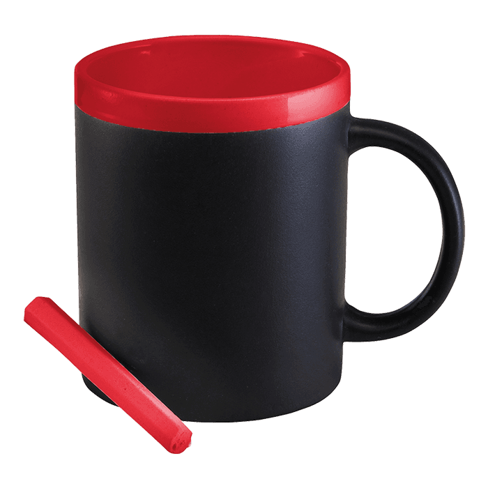 300ml Stoneware Chalk Board Mug