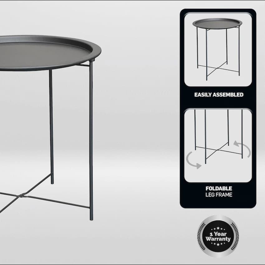 Everfurn Nala Side Table Black