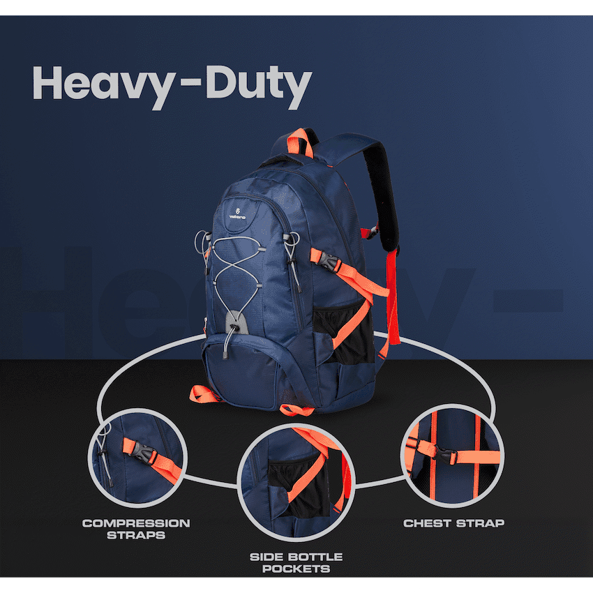 Volkano Clarence Day Pack 40L Navy/Choral