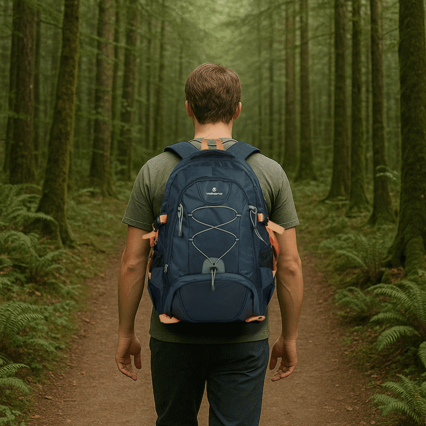 Volkano Clarence Day Pack 40L Navy/Choral