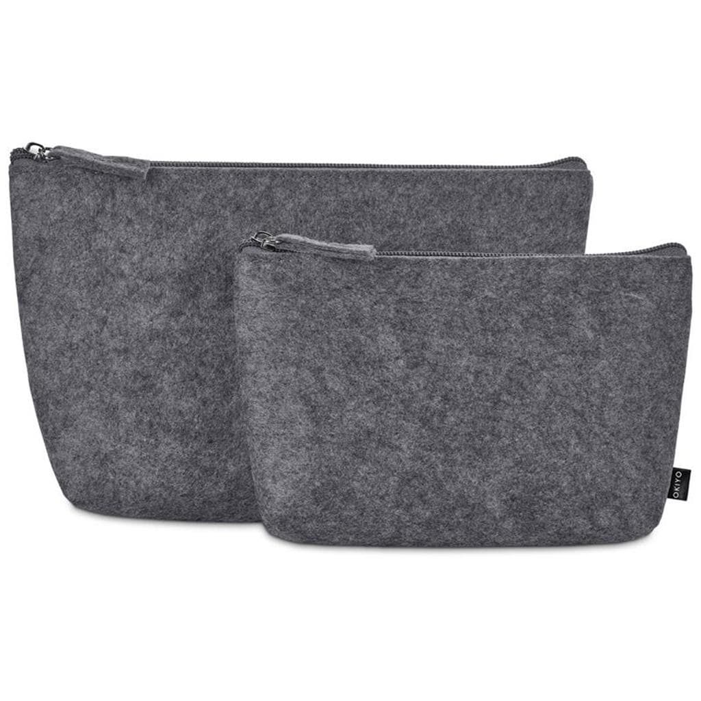 Okiyo Kesho Recycled PET Felt Mini Cosmetic Bag