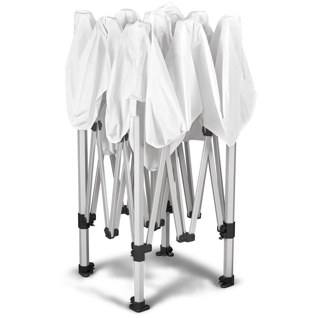 Ovation Sublimated Gazebo 2m X 2m Petite Frame – 4 Half-Wall Skins