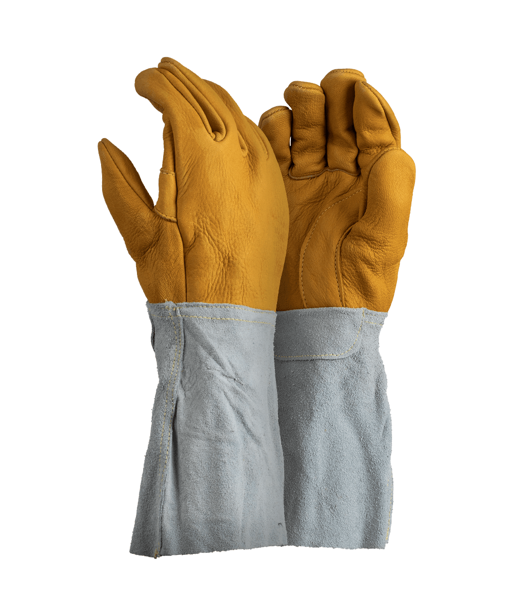 Full Grain Deerskin Gloves - 15cm Cuff