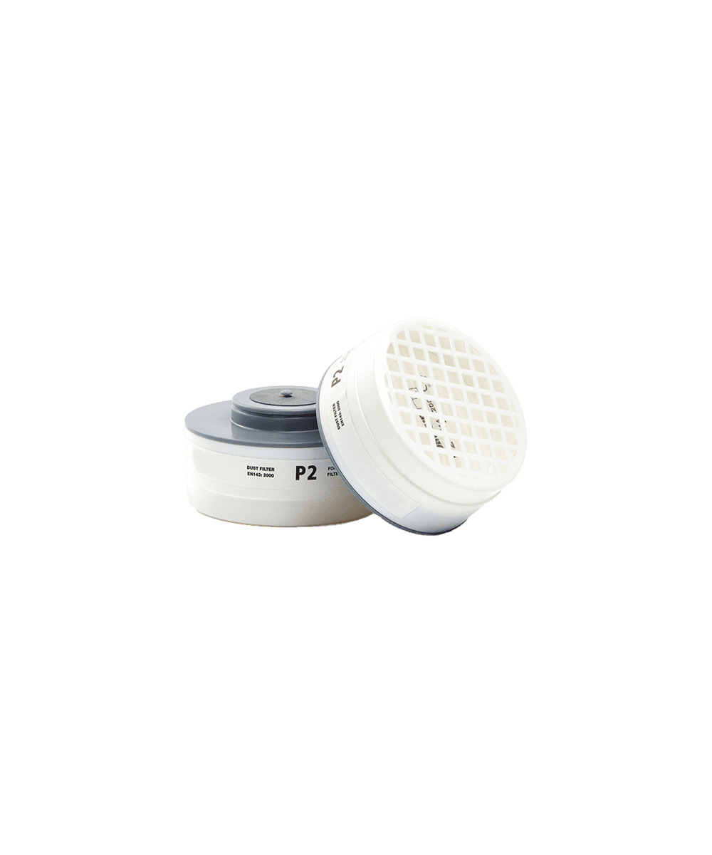 Single Respirator Cartridge P2 Dust & Fume-Set of Two