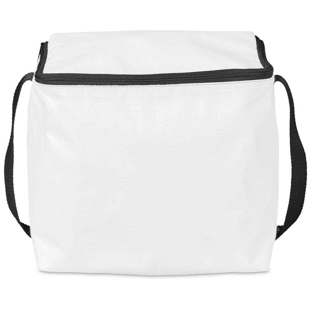 Pre-Production Sample Hoppla Quebec Recycled PET Stitch-Bond 12 Can Cooler