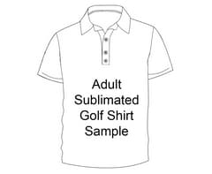 Sample - M Custom Unisex Sub Golf Shirt