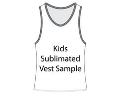 Sample - 7-8 Custom Kids Sub Vest