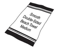 Sample-Smooth Double-Sided Beach Towel-Medium