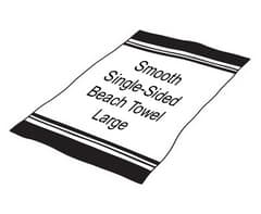 Sample-Smooth Single-Sided Beach Towel-Large