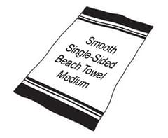 Sample-Smooth Single-Sided Beach Towel-Medium