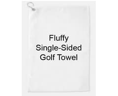 Sample - Fluffy Custom Single-Sided Golf Towel