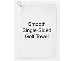 Sample - Smooth Custom Single-Sided Golf Towel