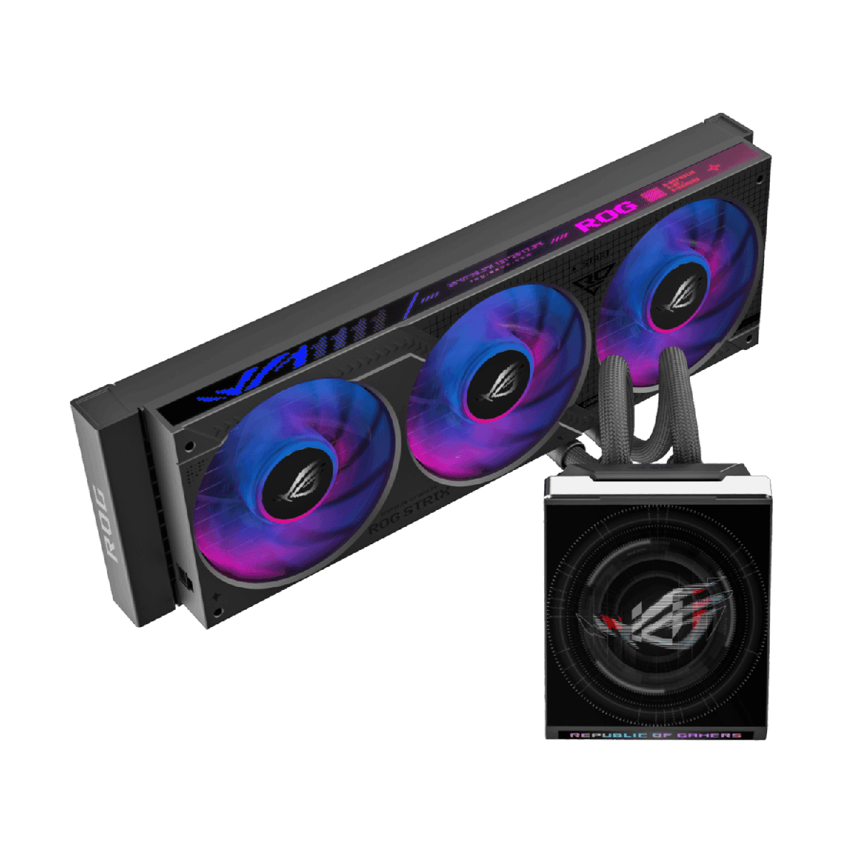 ASUS ROG Strix SLC IV 360 ARGB LCD Liquid CPU Cooler - Black